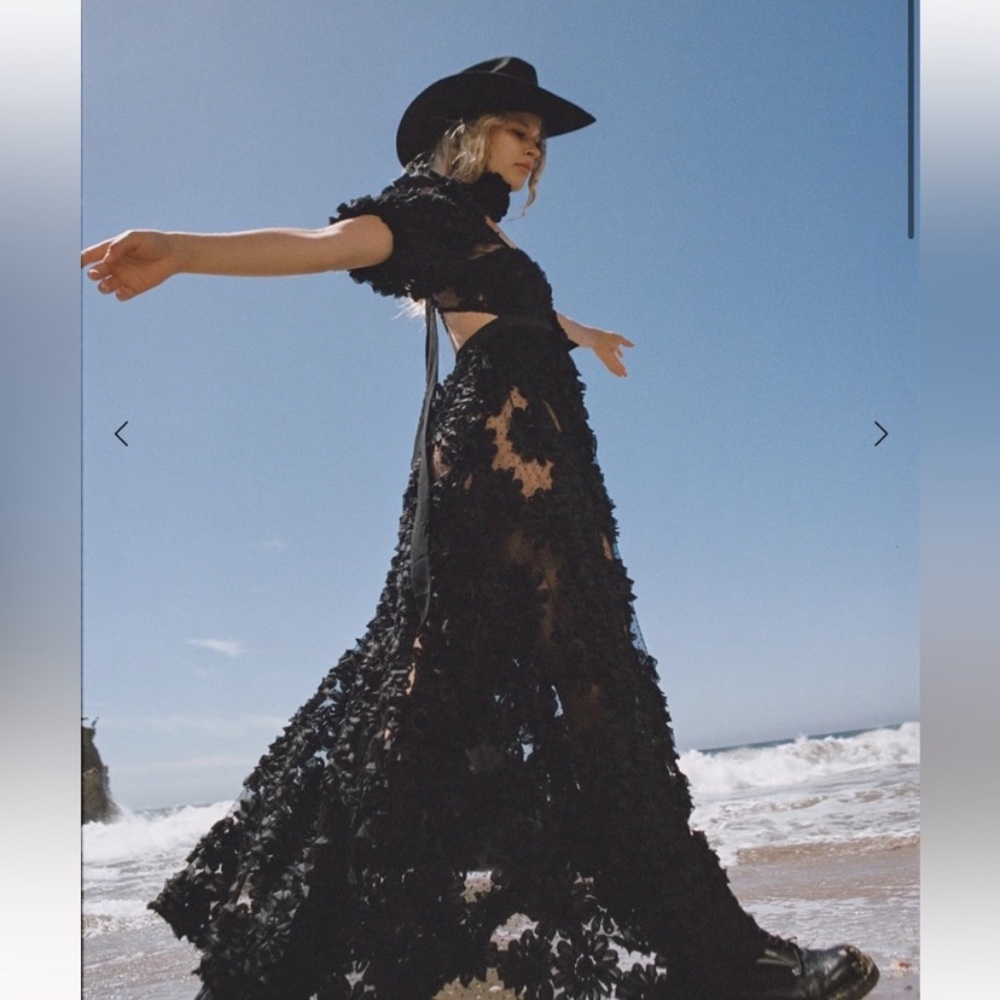 For Love and Lemons Astrid Maxi Dress EUC